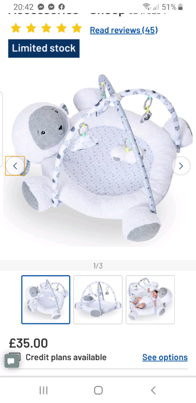 cuggl 3d play gym